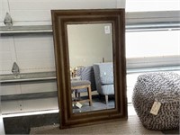 WOOD FRAMED MIRROR