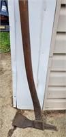 Adze with spike,  28" long