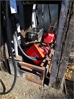 Fuel Tank w/ Hand Pump & Nozzle - Contained Diesel