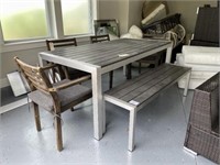 6 PC OUTDOOR DINING SET