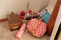 Baskets; Shoe Shine Kit Sewing