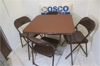 Cosco Table & 4 Chairs with Box VGC