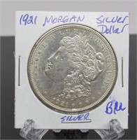 1921 - D Morgan Silver Dollar