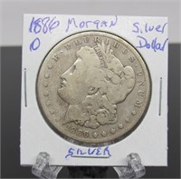 1886 - O Morgan Silver Dollar