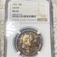 1922 Ulysses S. Grant Half Dollar NGC - MS63