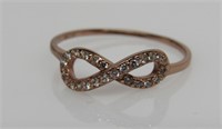 CZ Infinity Ring