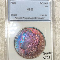 1889 Morgan Silver Dollar NNC - MS66