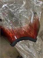 Red Gradient Motorcycle Windscreen new in box.