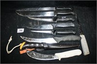 Plastic Handled Knives; KOCH Stainless Steel etc..