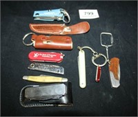 Keychain pocket knives; Advertising