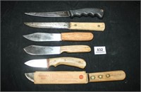Fixed Blade Knives (6); Remington 8" Blade