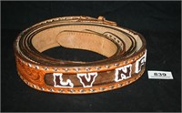 Leather Western Belts (3); 2- 1977 NFR Rodeo