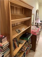 Large Wooden Bookshelf - contents NOT included