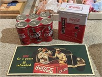 Lot of 3 Coca Cola Items