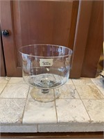 Glass Footed Compote Bowl