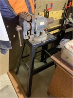 Large Shop Vice with stand