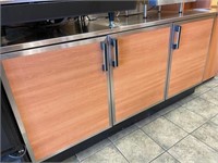 3 Door Stainless Steel Top Cabinet