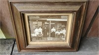 Reproduction B&W Framed Photograph