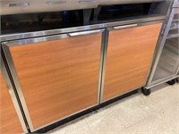 Duke Refrigerated 2 Door Stainless Steel Counter