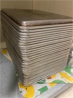 (65) Aluminum Half Sheet Baking Pans