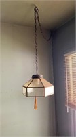 Swag Lamp Glass Shade (1 Cracked Piece)