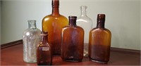 Assorted Glass Bottles