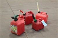 (4) Gas Cans
