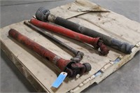 (3) Pto Shafts & Cover, Unknown Application