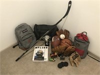 ASSORTED SPORTS ITEMS
