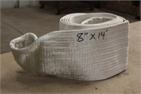 Tow Strap, Approx 8"x14FT, 80,000 Tensile Strength