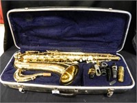 Conn Saxophone in Case; Assorted Mouthpieces;