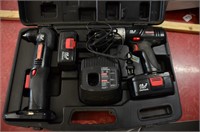 Two Craftsman Cordless Drills Two Batteries