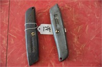 2 Metal Handled Safety Knives
