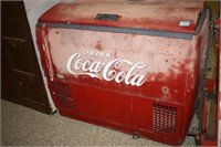 Coca-Cola Cooler; Hinged Lid; "Have A Coke" on top
