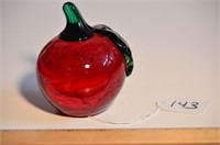 Red Apple Paperweight