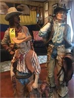 Resin Cowboy Figurines