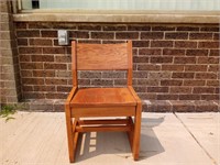 Child Oak School Chair #2
