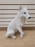 Composite Wolf Statue, New