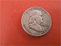 1954 D SILVER FRANKLIN HALF DOLLAR