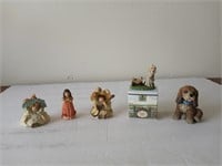 (4) Maud Humphrey Figurines + 1 other