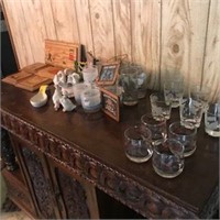 Assorted Glassware, Walls Hangings & More