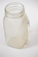 6 1/2" Diamond Style Canning Jar