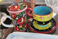 COFFEE MUGS / SAUCER / LID