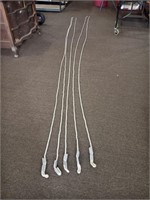 (5) 12' Nylon Rope 1/2"