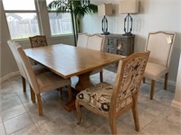 8 PC TABLE & CHAIRS
