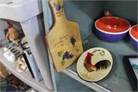 SMALL ROOSTER DISH - CUTTING BOARD
