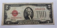 1928 Series E $2 Red Seal Note