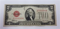 1928 Series F $2 Red Seal Note