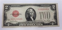 1928 Series G $2 Red Seal Note