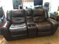 Double-Rocking Recliners w/Console